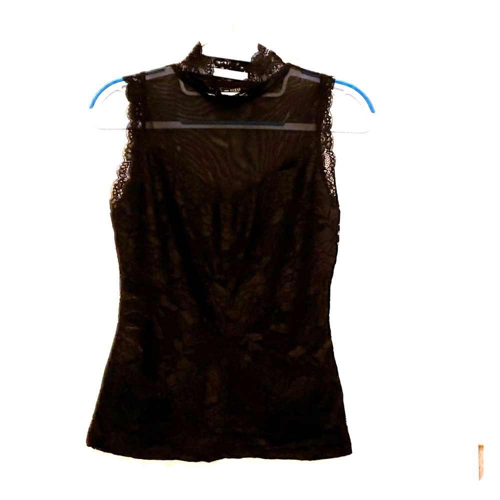 Black sheer top